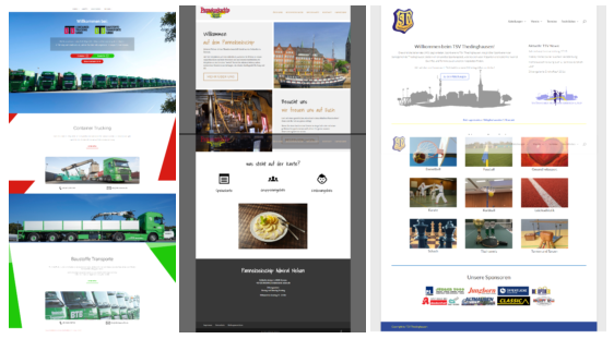 Homepages mit neuem Glanz